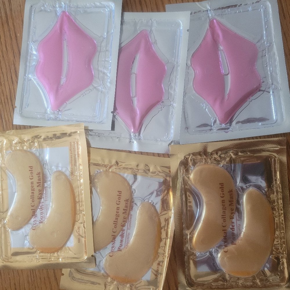 Collagen Lip and Eye Masks